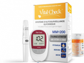 Mesure de la glycémie : les bandelettes Vital Check produites